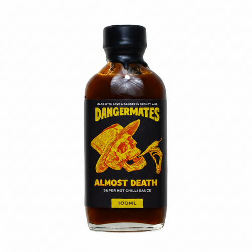 Almost Death - 100ml - Super Hot Chili Sauce - Dangermates