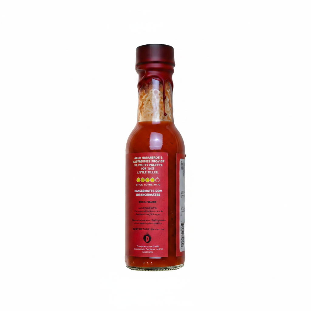 "Pocket Knife" Fermented Raspberry and Habanero Hot Sauce - Dangermates
